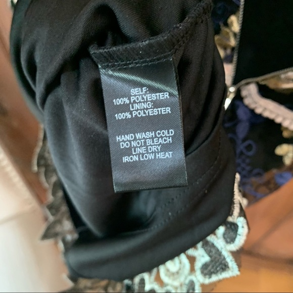 LuLu’s Karina Floral Embroidered Peplum Dress - Picture 11 of 15